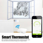 Intelligent Radiator Thermostat App Control Digital Temperature Controller for Bluetooth for Tuya Smart Home APP (Without Batteries)