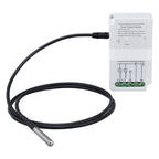 WiFi Temperature Humidity Switch Module Dual Relay Output with Temperature Probe 90‑250V for TUYA Smart App