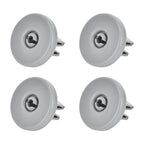 4PCS 40mm Dishwasher Wheel Replacement PP Dishwasher Lower Rack Wheel for AEG Favorit