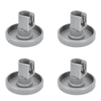 4PCS 40mm Dishwasher Wheel Replacement PP Dishwasher Lower Rack Wheel for AEG Favorit