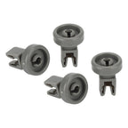 4pcs Dishwasher Lower Rack Wheel Dishwasher Wheel Replacement Part for AEG Favorit for Privileg for Zanussi