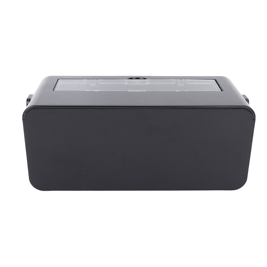 Power Socket Storage Box Safe Dustproof Socket Wire Organizer Plastic Box for Home MediumBlack