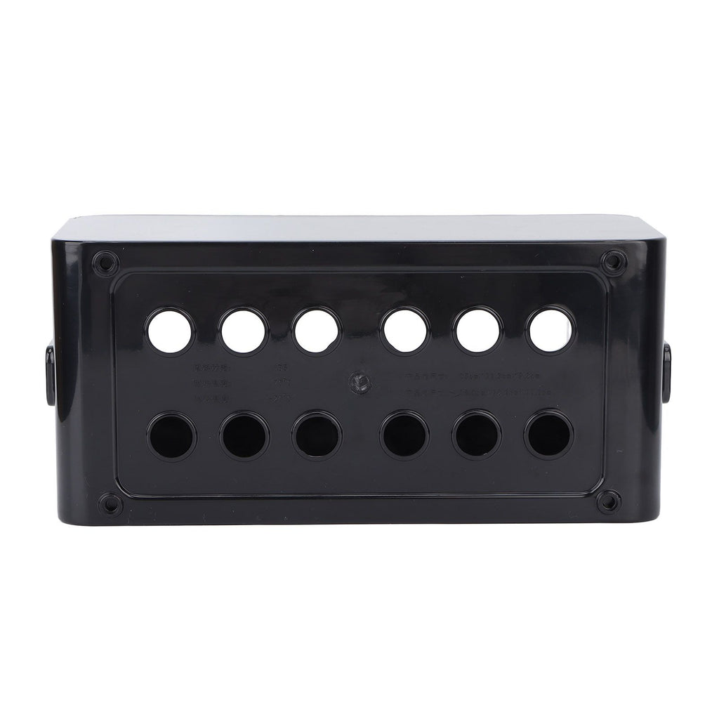 Power Socket Storage Box Safe Dustproof Socket Wire Organizer Plastic Box for Home MediumBlack