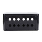 Power Socket Storage Box Safe Dustproof Socket Wire Organizer Plastic Box for Home MediumBlack