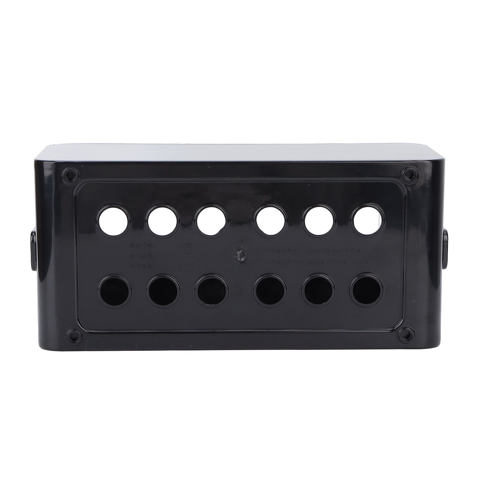 Power Socket Storage Box Safe Dustproof Socket Wire Organizer Plastic Box for Home MediumBlack
