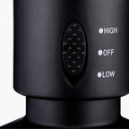 Mini USB Bladeless Tower Fan 2 Wind Speeds and Modes Standing Fan for Bedroom Living Room Home Office Black