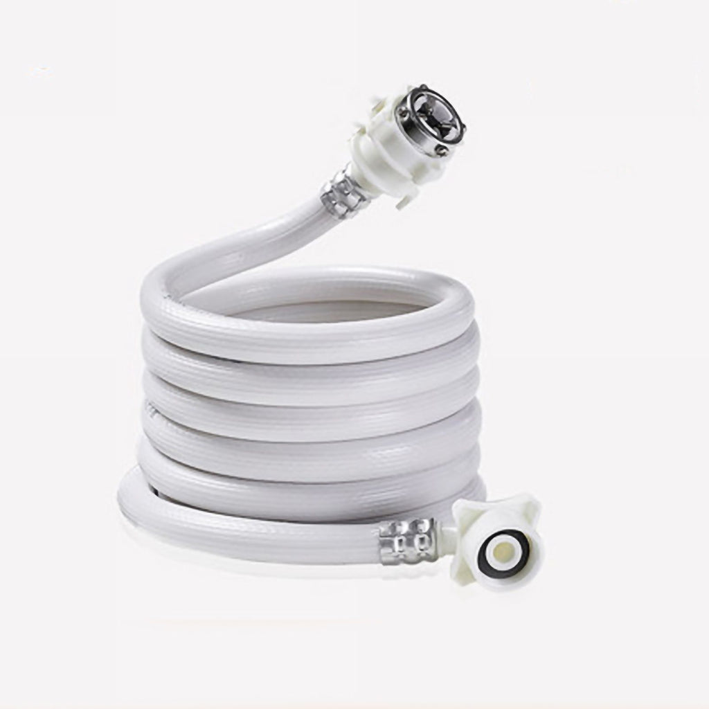 PVC Washing Machine Water Inlet Pipe with Steel Connector Extension Tube Washing Machine Hoses for Water Injection 1.5m/59.1in