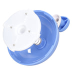 Shaved Ice Machine ABS Penguin Shape Blue Household Portable Manual Snow Cone Maker Machine with Container Kitchen Accessories