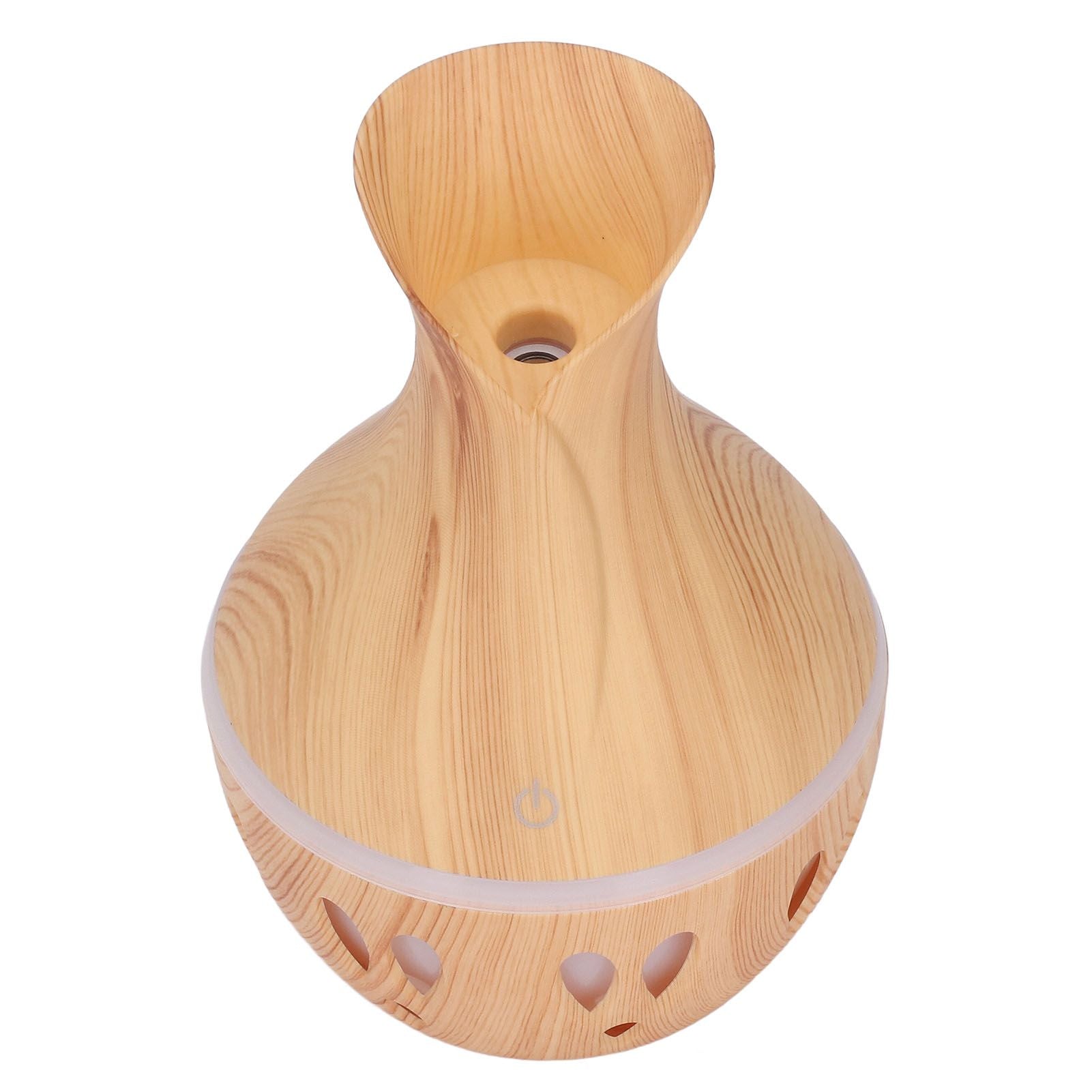 300ml Essential Oil Diffuser Wood Grain USB Powered 7 Colors LED Low Noise Mist Humidifier for Bedroom Office