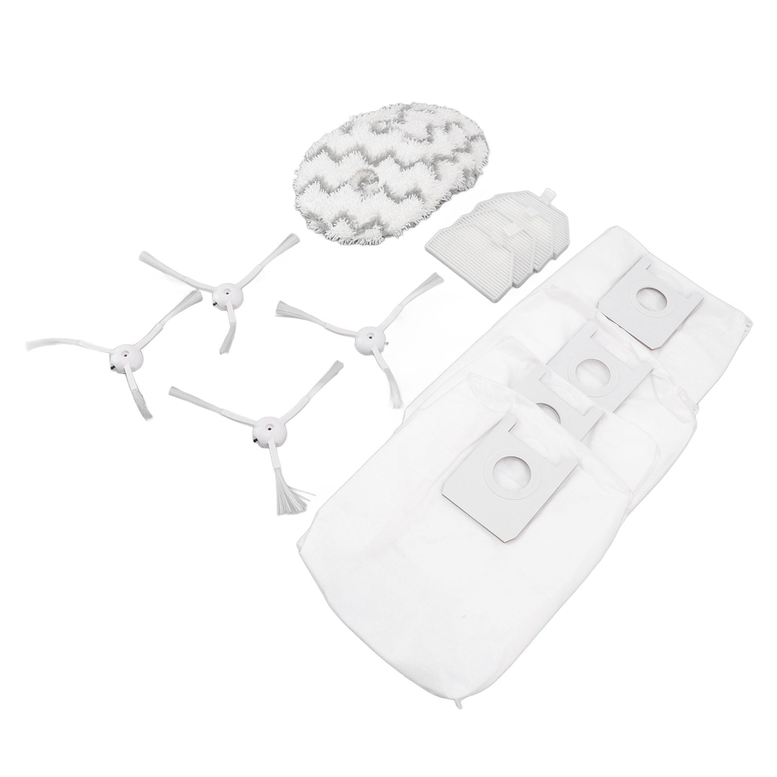Dust Bag Filter Rag Side Brush Set Robot Vacuum Cleaner Accessories for Roidmi EVA SDJ06RM
