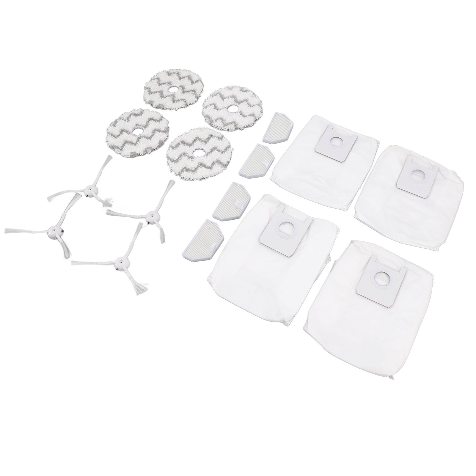 Dust Bag Filter Rag Side Brush Set Robot Vacuum Cleaner Accessories for Roidmi EVA SDJ06RM