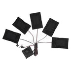 5 in 1 Electric Vest Cloth Heat Pad 3 Gears Temperature Adjustable USB Heating Pad Waterproof Composite Fiber Heater Pad