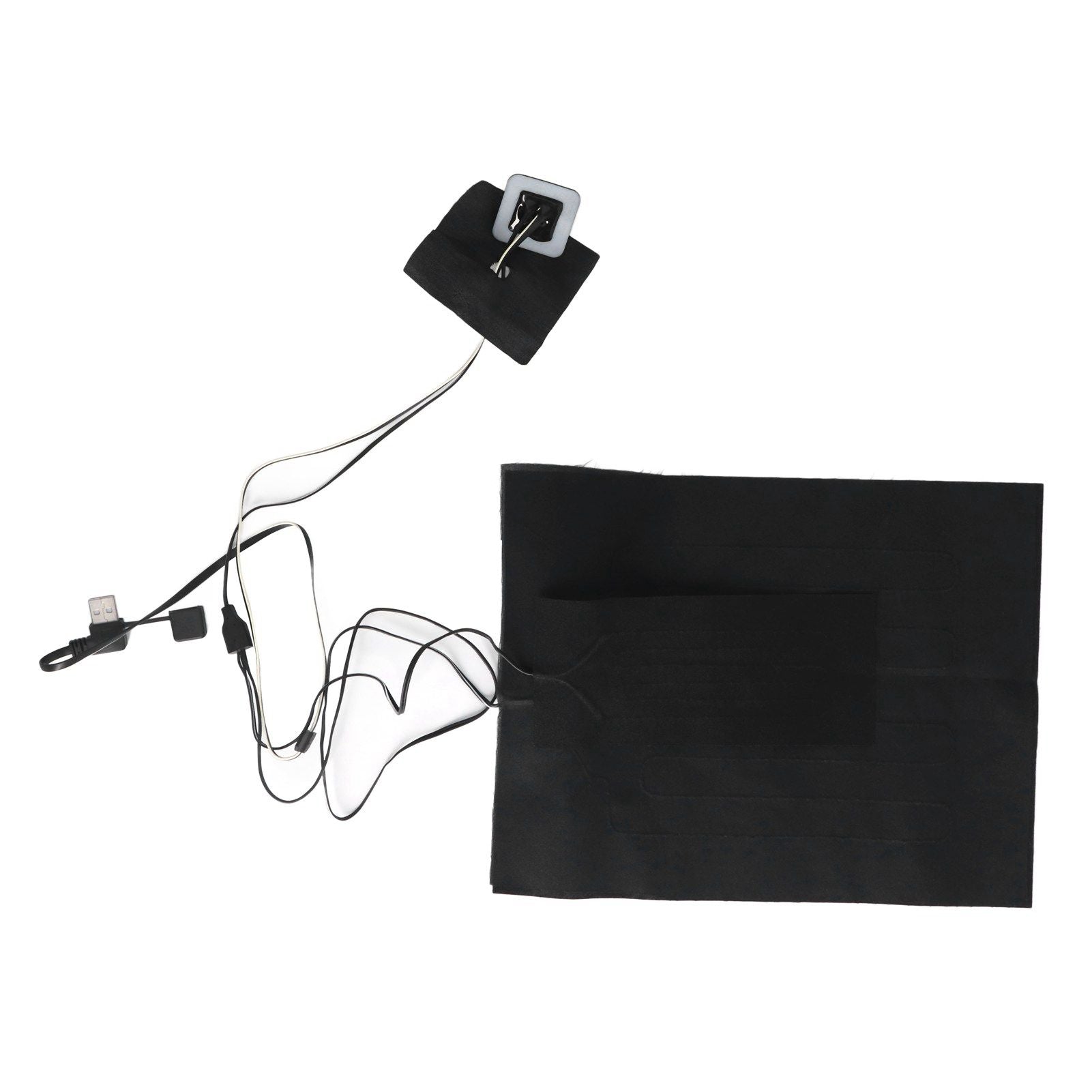 2 in 1 Electric Heating Pad with 3 Gear Adjustable Temperature Waterproof USB Power Heating Warmer Pad For Vest Jacket