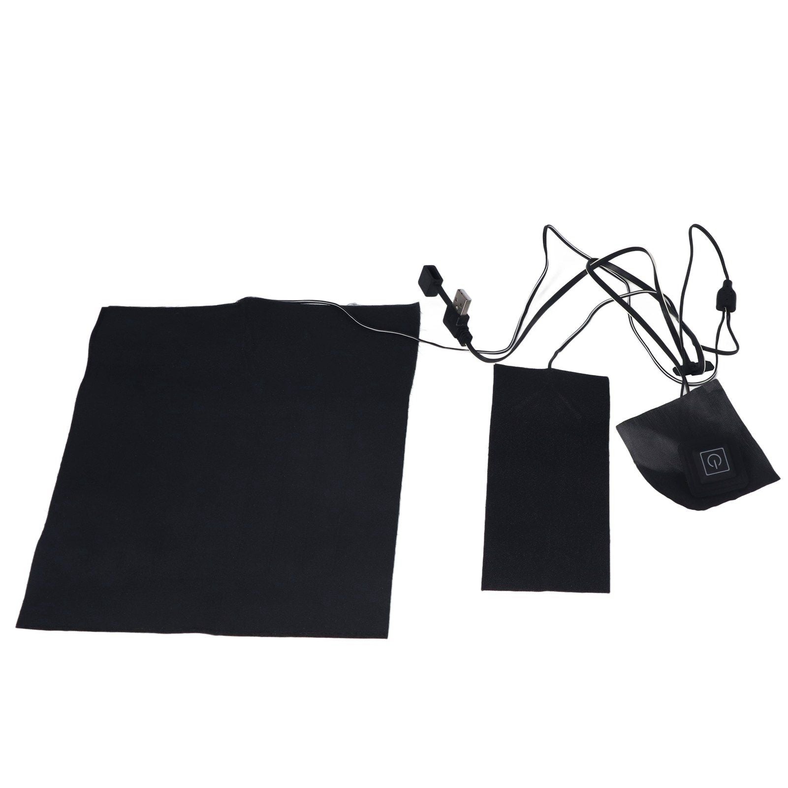 2 in 1 Electric Heating Pad with 3 Gear Adjustable Temperature Waterproof USB Power Heating Warmer Pad For Vest Jacket