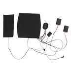 Electric Heating Pad 1 for 2 Adjustable 3 Level Dual Motors Soft Heating Belt for Vibrating Massage