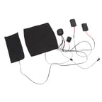 Electric Heating Pad 1 for 2 Adjustable 3 Level Dual Motors Soft Heating Belt for Vibrating Massage
