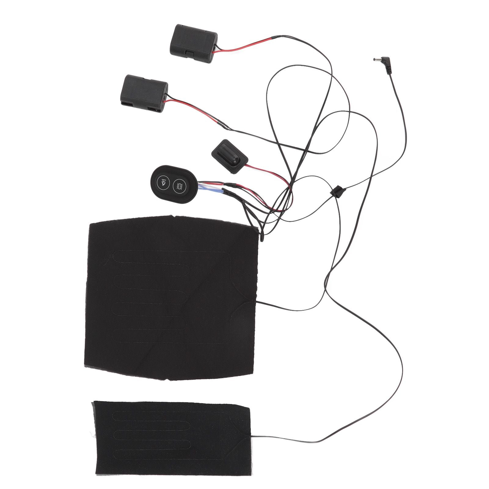 Electric Heating Pad 1 for 2 Adjustable 3 Level Dual Motors Soft Heating Belt for Vibrating Massage