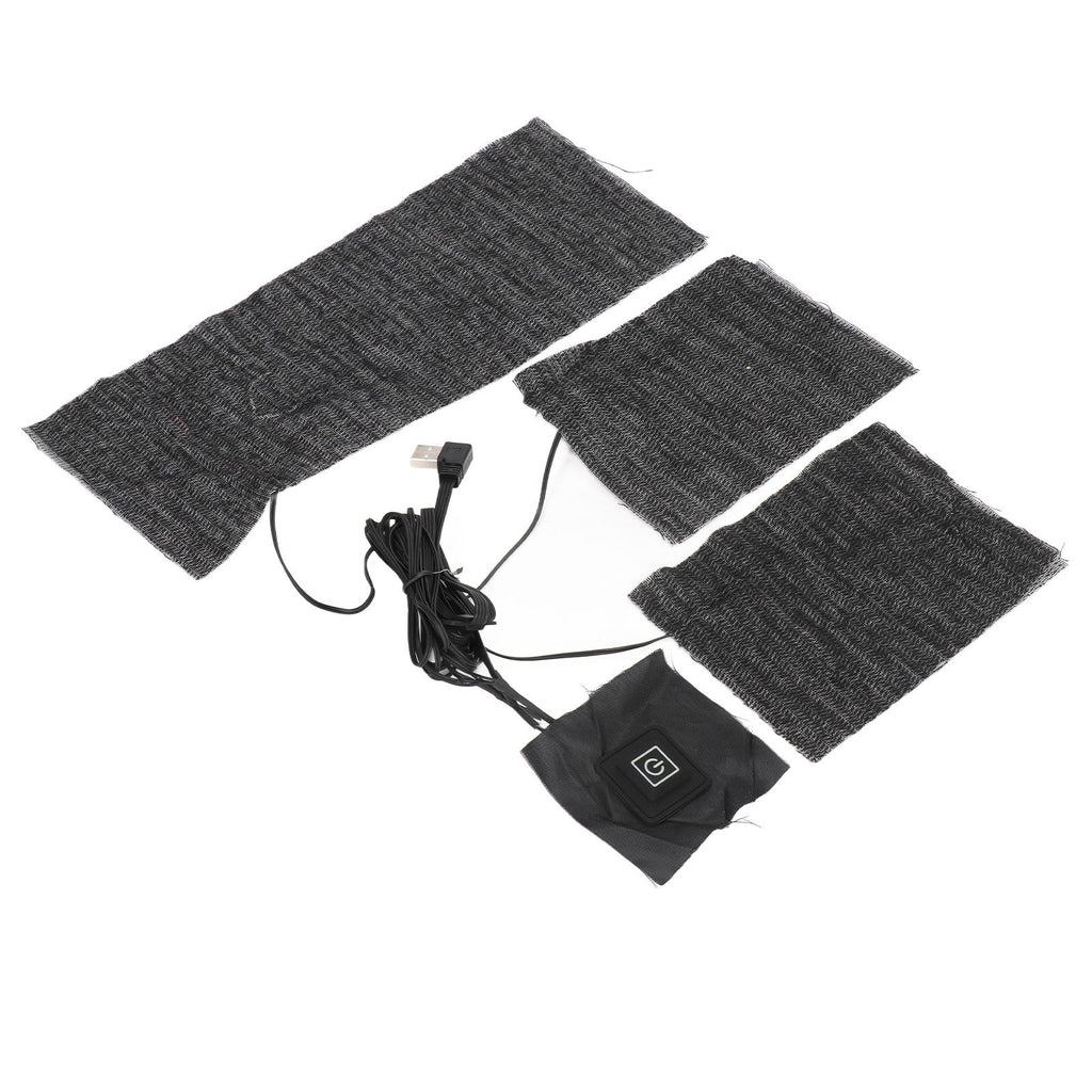 3 In 1 Clothes Heater Pad USB 3 Temperature Settings Electric Cloth Heating Sheet Soft Washable Cloth Warmer Pad for Winter