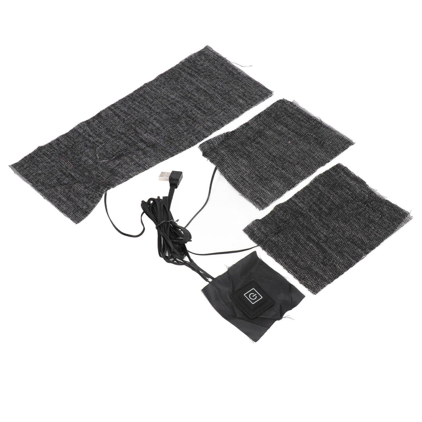 3 In 1 Clothes Heater Pad USB 3 Temperature Settings Electric Cloth Heating Sheet Soft Washable Cloth Warmer Pad for Winter