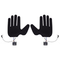 2Pcs Electric Heating Gloves Pads 5 Finger Glove Heating Sheet with 3 Adjuatable Gears for Skiing Cycling