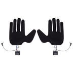 2Pcs Electric Heating Gloves Pads 5 Finger Glove Heating Sheet with 3 Adjuatable Gears for Skiing Cycling