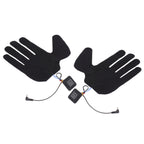 2Pcs Electric Heating Gloves Pads 5 Finger Glove Heating Sheet with 3 Adjuatable Gears for Skiing Cycling