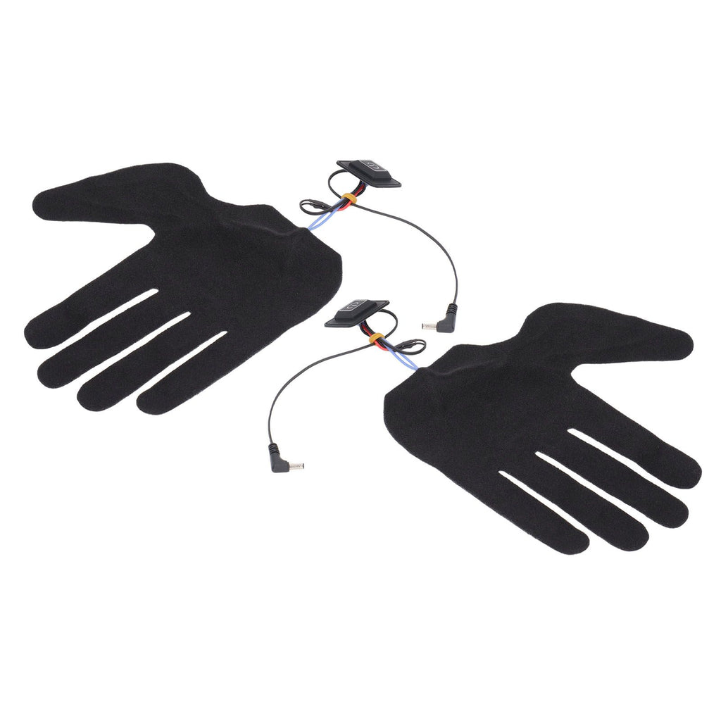 2Pcs Electric Heating Gloves Pads 5 Finger Glove Heating Sheet with 3 Adjuatable Gears for Skiing Cycling