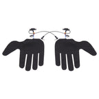 2Pcs Electric Heating Gloves Pads 5 Finger Glove Heating Sheet with 3 Adjuatable Gears for Skiing Cycling