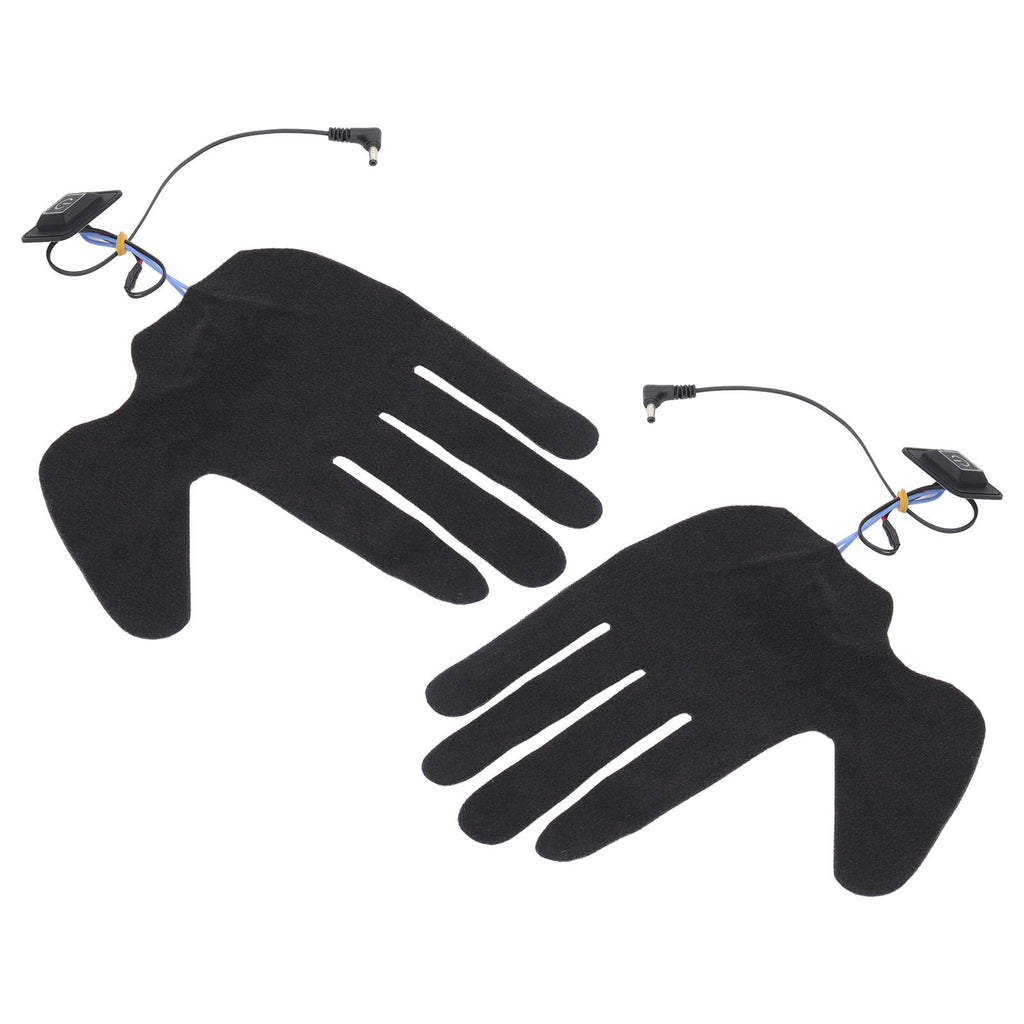 2Pcs Electric Heating Gloves Pads 5 Finger Glove Heating Sheet with 3 Adjuatable Gears for Skiing Cycling