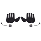 2Pcs Electric Heating Gloves Pads 5 Finger Glove Heating Sheet with 3 Adjuatable Gears for Skiing Cycling