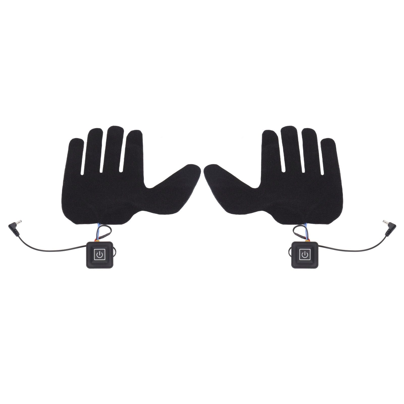 2Pcs Electric Heating Gloves Pads 5 Finger Glove Heating Sheet with 3 Adjuatable Gears for Skiing Cycling