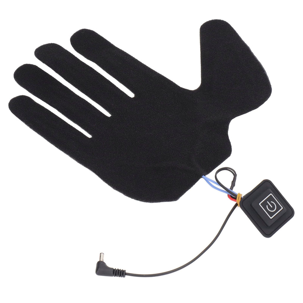 2Pcs Electric Heating Gloves Pads 5 Finger Glove Heating Sheet with 3 Adjuatable Gears for Skiing Cycling