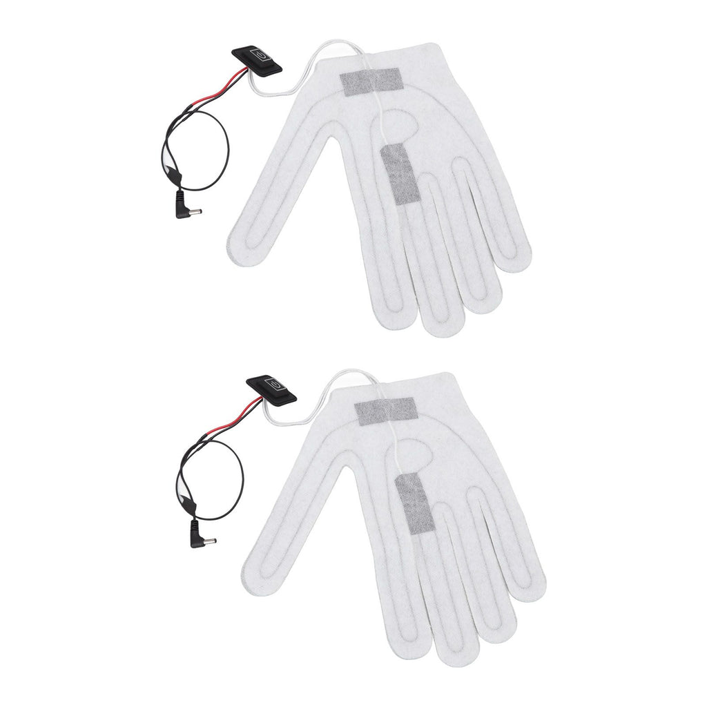 2 PCS Electric Heating Sheet 3 Gears Adjustable Heating Film Replacement DC Electric Heater Pads for Heating Gloves
