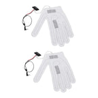 2 PCS Electric Heating Sheet 3 Gears Adjustable Heating Film Replacement DC Electric Heater Pads for Heating Gloves