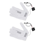 2 PCS Electric Heating Sheet 3 Gears Adjustable Heating Film Replacement DC Electric Heater Pads for Heating Gloves