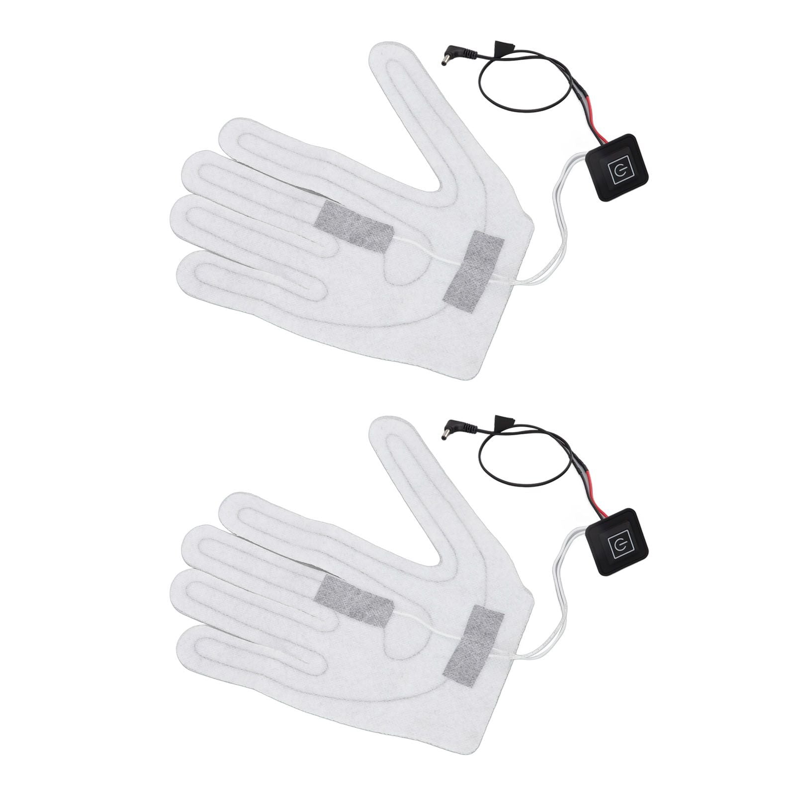 2 PCS Electric Heating Sheet 3 Gears Adjustable Heating Film Replacement DC Electric Heater Pads for Heating Gloves