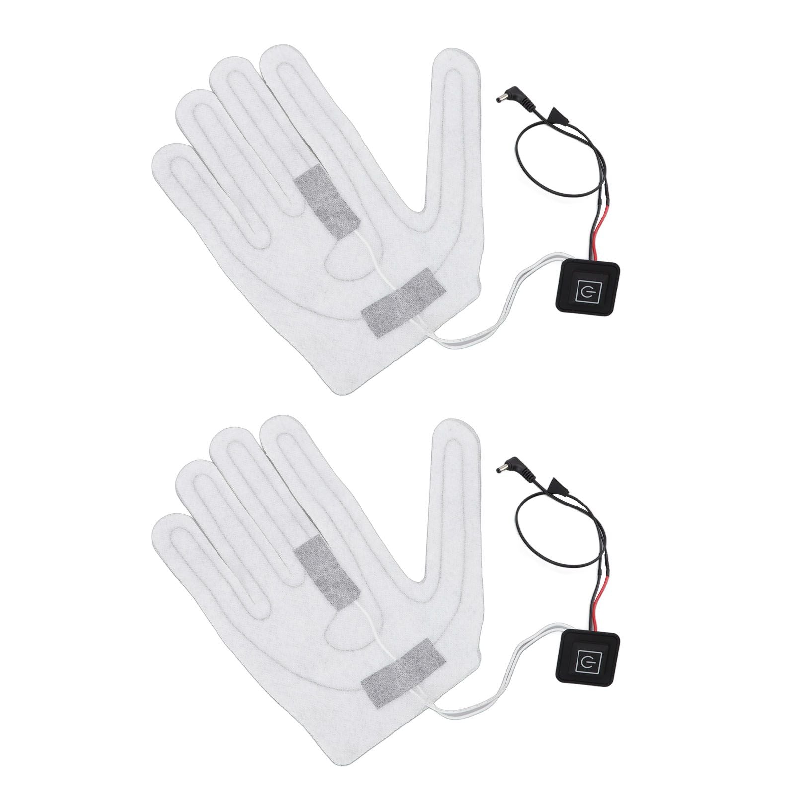 2 PCS Electric Heating Sheet 3 Gears Adjustable Heating Film Replacement DC Electric Heater Pads for Heating Gloves