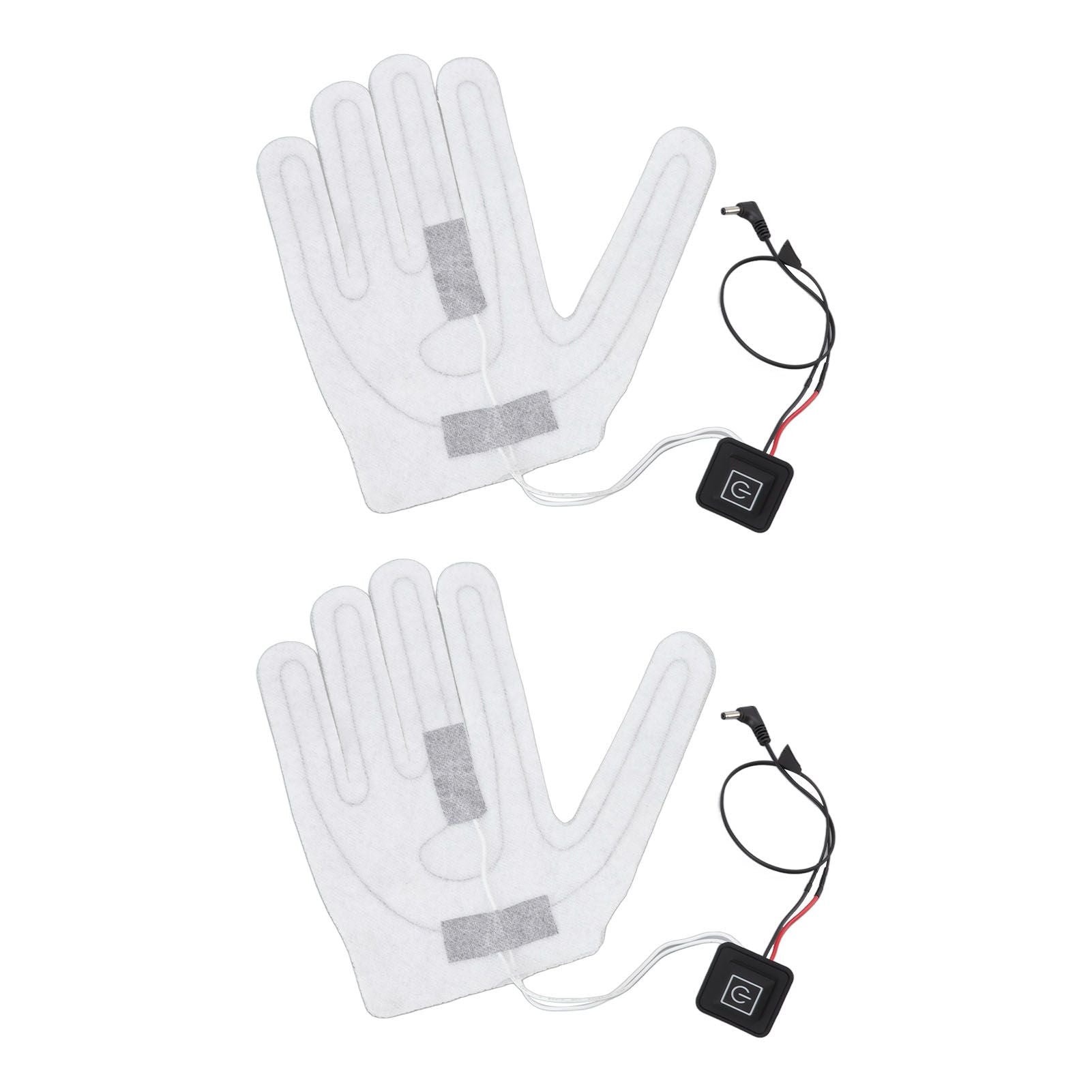 2 PCS Electric Heating Sheet 3 Gears Adjustable Heating Film Replacement DC Electric Heater Pads for Heating Gloves