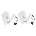 2 PCS Electric Heating Sheet 3 Gears Adjustable Heating Film Replacement DC Electric Heater Pads for Heating Gloves