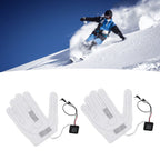 2 PCS Electric Heating Sheet 3 Gears Adjustable Heating Film Replacement DC Electric Heater Pads for Heating Gloves