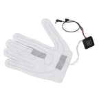 2 PCS Electric Heating Sheet 3 Gears Adjustable Heating Film Replacement DC Electric Heater Pads for Heating Gloves