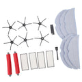Sweeper Replacement Parts ABS High Efficiency Dust Bag Main Side Brush Filter Ragset for Roborock