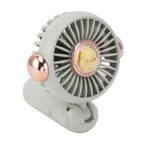 Foldable Mini Fan Cute Lightweight 900mAh Adjustable Low Noise Handheld Fan for Summer Green