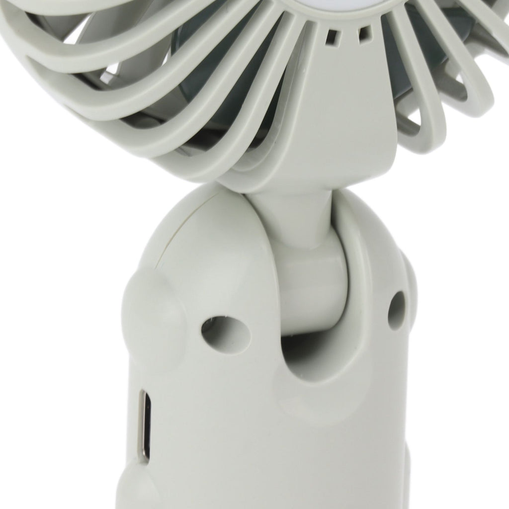 Foldable Mini Fan Cute Lightweight 900mAh Adjustable Low Noise Handheld Fan for Summer Green