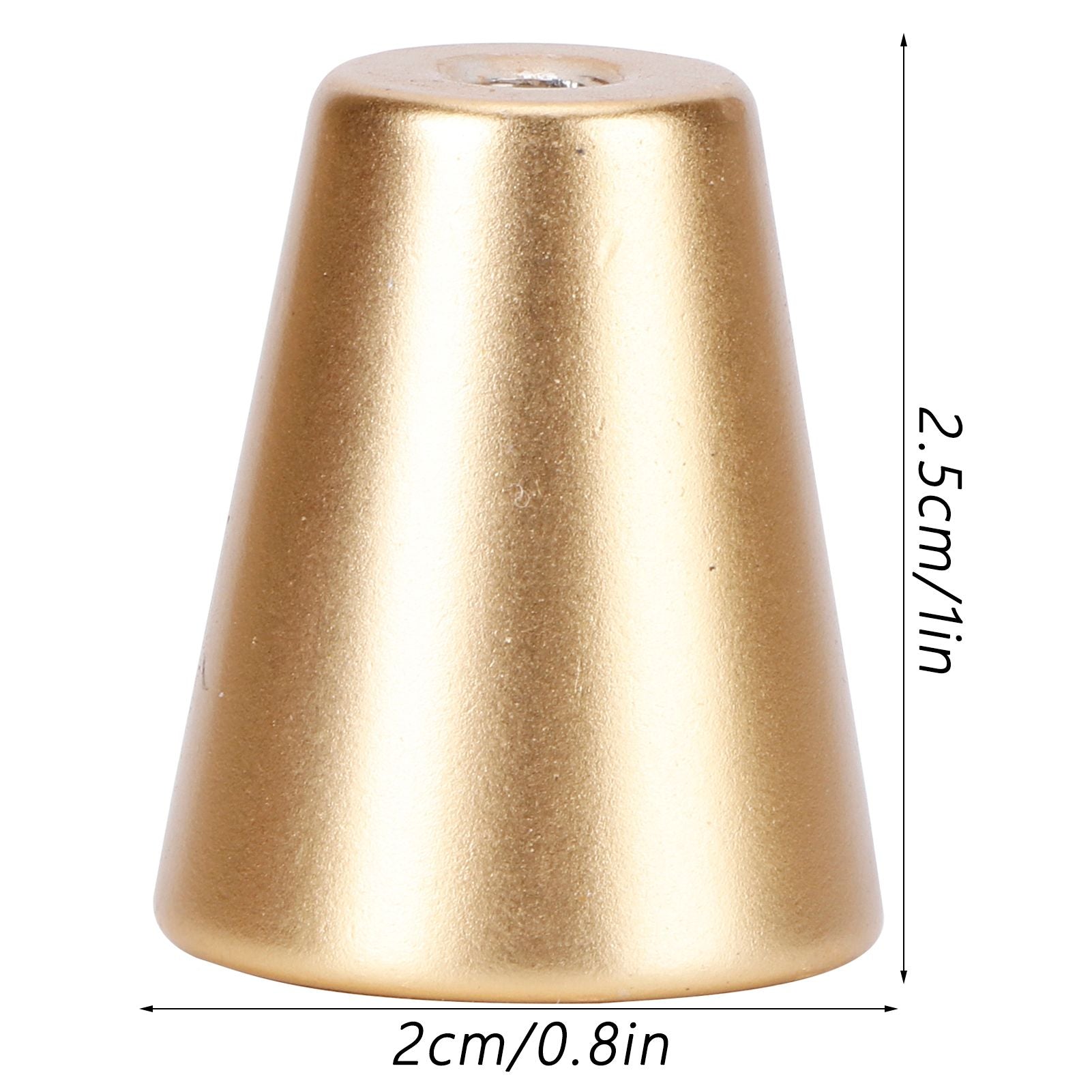 6 Sets Gold Drawer Handle Space Aluminum European Style Handle Furniture Replacement PartsRound Single Hole