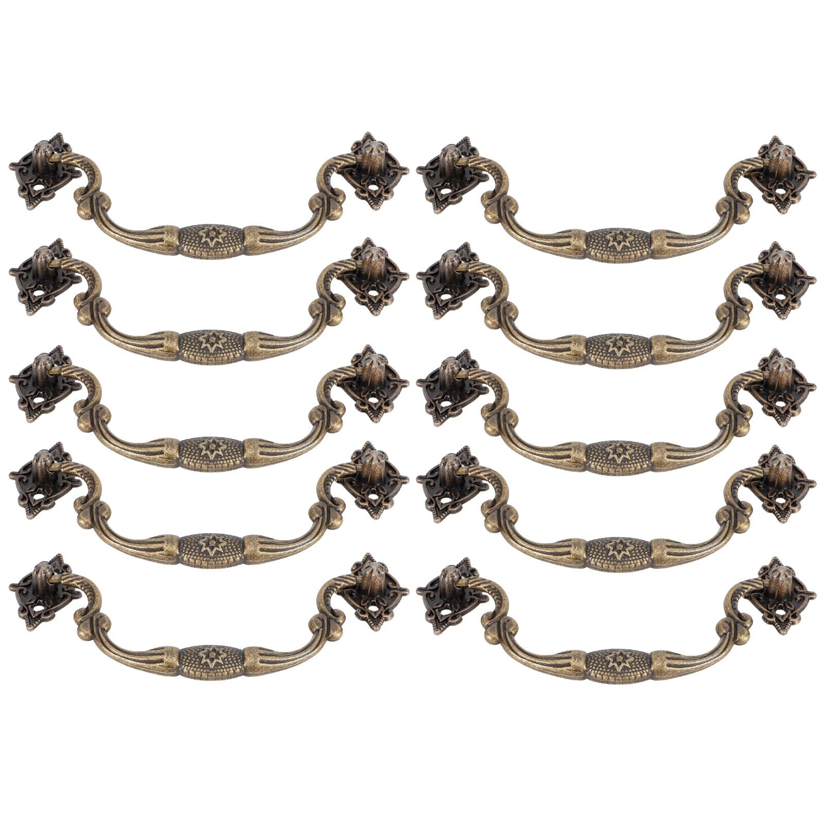 10 Sets Antique Handle Wooden Box Special Handle Accessories Cabinet Drawer HandleSmall Size