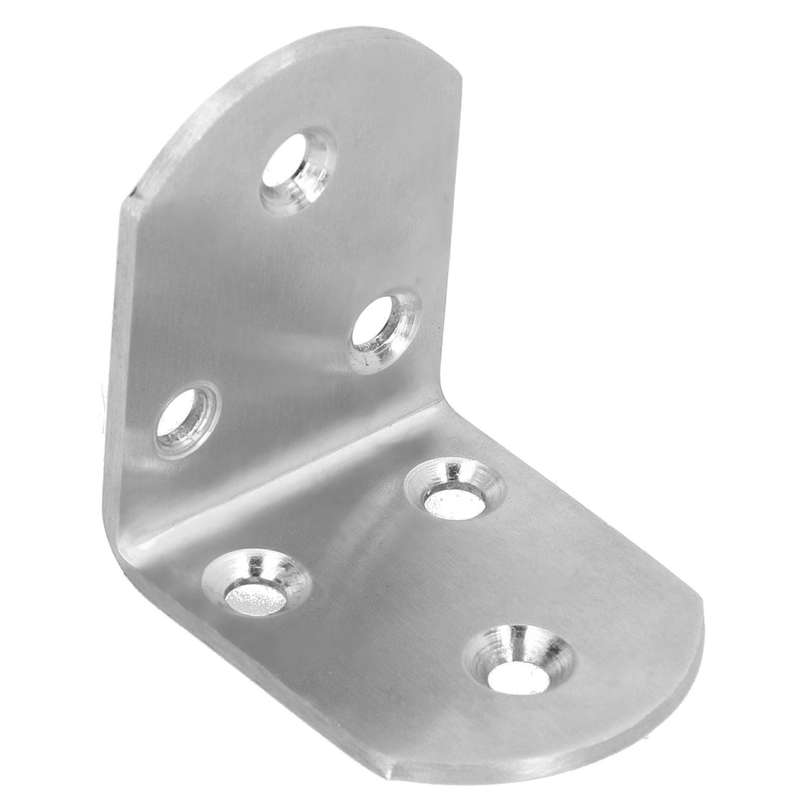 10Pcs Corner Brace Stainless Steel Thicken Right Angle Bracket Connector for Shelf FurnitureS