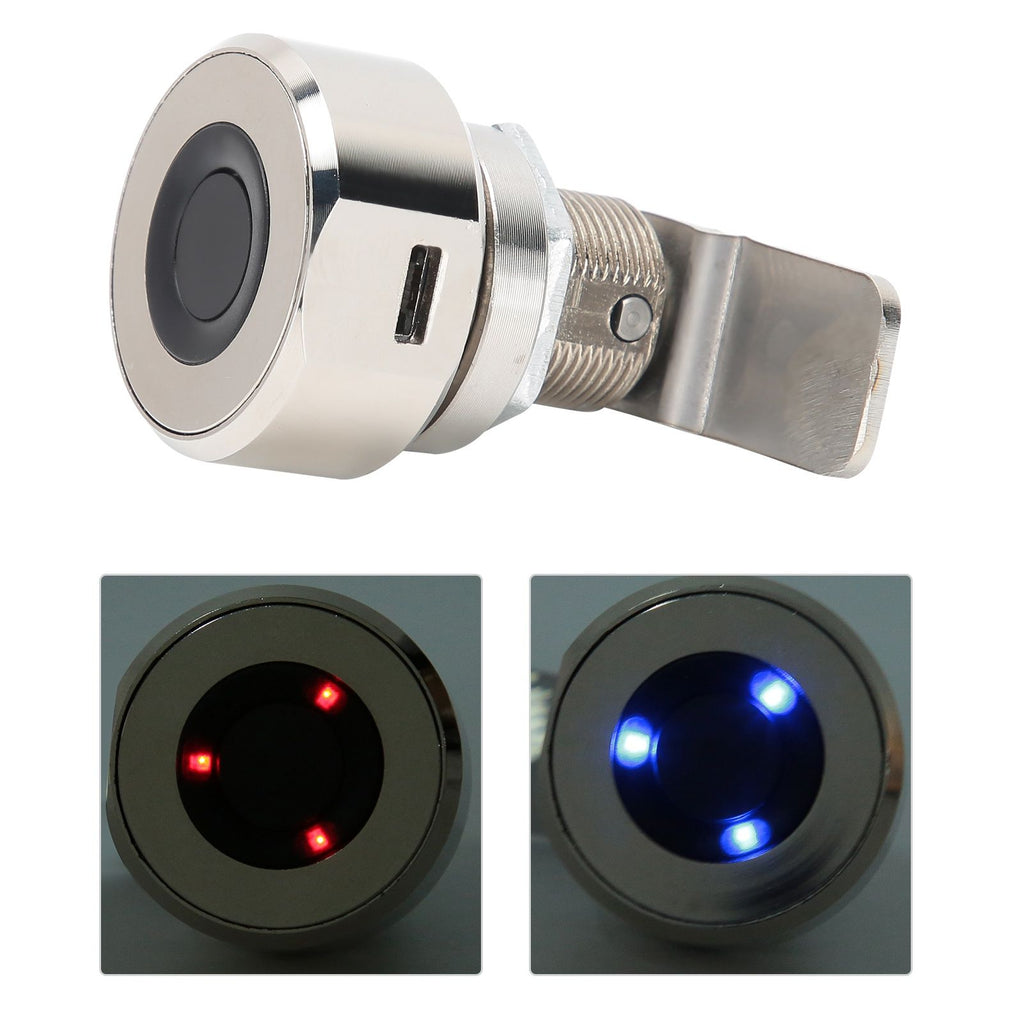 Automatic Smart Fingerprint Drawer Lock for Furniture Cabinet 3.7V Rechargeable Lithium Battery