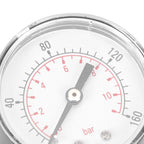 0-160psi 0-11bar Vacuum Pressure Gauge Manometer with Dual Scale for Water Oil Gas Liquid