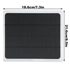 5W 12V Multifunctional Solar Panel Outdoor Mobile Power for Automobile Storage Battery Charging